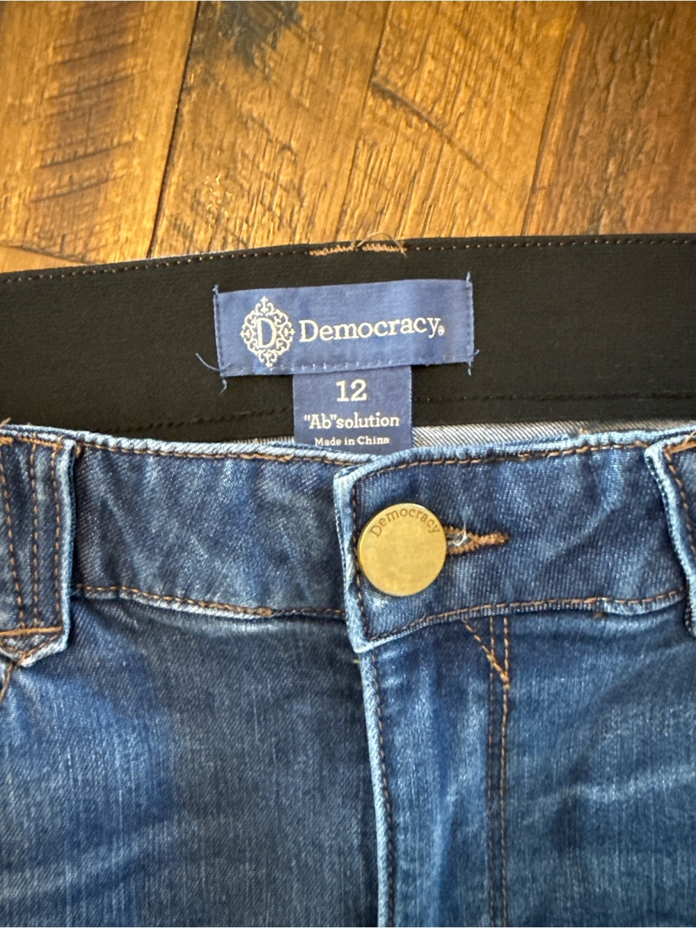 Democracy Women's Dark Blue Straight Leg Jeans